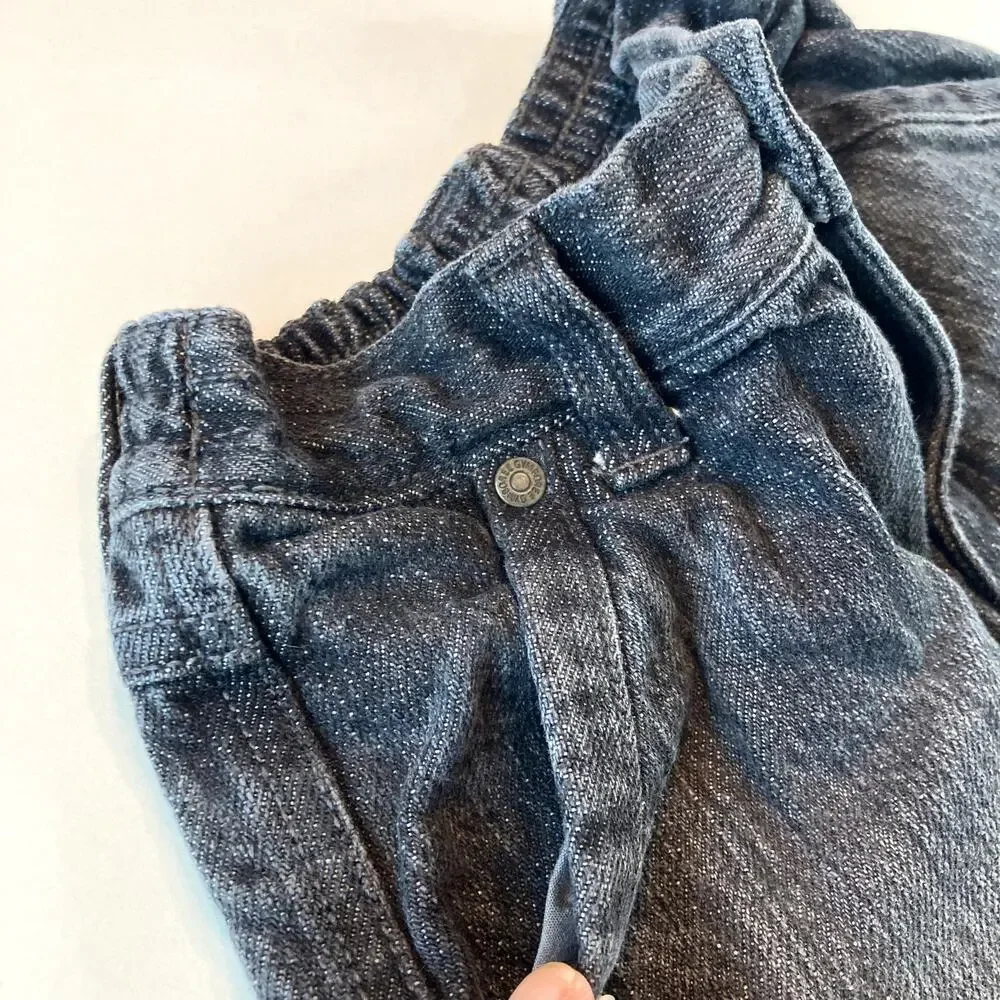 Gymboree Washed Black Straight Leg Denim Jeans - Black - 18-24M